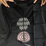 Festive Elegance Pure Mul Cotton 3-Piece Kurti Pant Dupatta Set with Moti Mala –