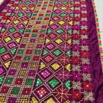 Phulkari Dupatta – Pure Viscose Cotton with Mirror & Embroidery Work