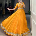 Bandhej Chiffon Lehenga Set – Navratri 2025 Collection