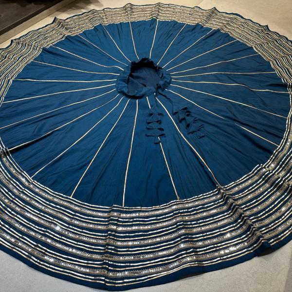 Chandrakala Roman Silk Chaniya Choli – Heavy Border Edition