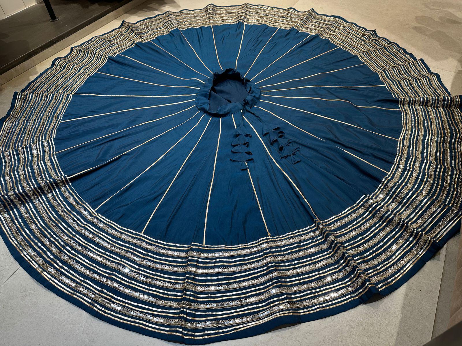 Chandrakala Roman Silk Chaniya Choli – Heavy Border Edition