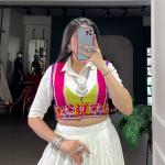 3-Piece Navratri Patchwork Lehenga Set – Rayon with Gamthi Work Koti | 2025 Collection