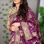 Paithani – Swagatam Silk | Kanchipuram Pure Silk Handloom Saree with Pure Gold Zari