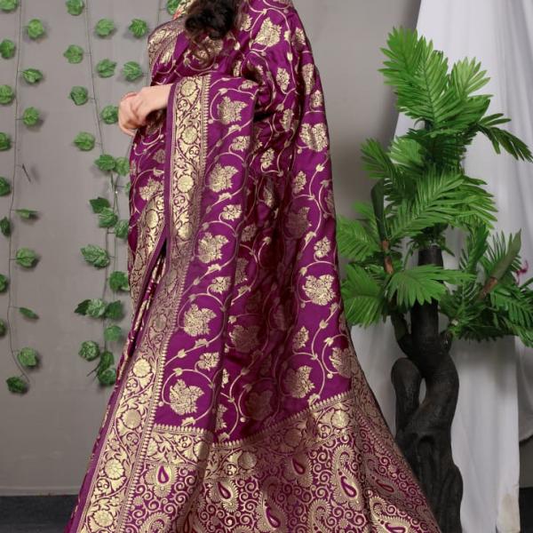 Paithani – Swagatam Silk | Kanchipuram Pure Silk Handloom Saree with Pure Gold Zari