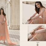 Premium Pink Butterfly Net Ready-Made Suit