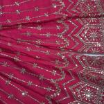 GlamAura Georgette Flairy Sharara Set with 7mm Sequins & Zari Work – Fully Stitched