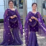 Velvet Opulence Designer Party Wear Set