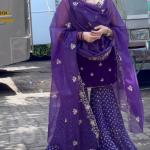 Velvet Opulence Designer Party Wear Set