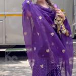 Velvet Opulence Designer Party Wear Set