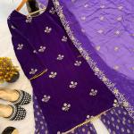 Velvet Opulence Designer Party Wear Set