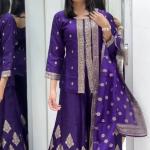 Dhawani Banarasi Festive Sharara Set (Premium Edition)