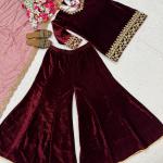 Velvet Majesty Designer Party Wear Set