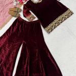 Velvet Majesty Designer Party Wear Set