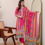 Pink Shanti Anarkali Round Set – Timeless Tradition Edition