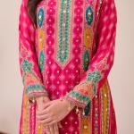 Pink Shanti Anarkali Round Set – Timeless Tradition Edition