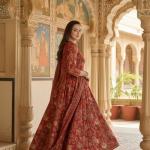 Pure Mul Cotton Kurti Pant Dupatta Set – Lightweight 3 Piece Ethnic Wear for Women