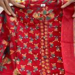 Pure Mul Cotton Kurti Pant Dupatta Set – Lightweight 3 Piece Ethnic Wear for Women