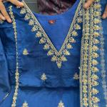 Chanderi Silk Sharara Suit Set with Embroidered Kurti & Organza Dupatta – Festive Wear