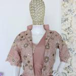 Crepe Silk Ready-to-Wear Saree with Embroidered Koti