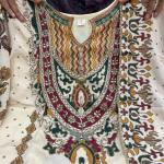 Premium Russian Silk Kurti Set with Aari & Hand Work – 3 Piece Festive & Wedding Wear Suit