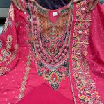 Premium Russian Silk Kurti Set with Aari & Hand Work – 3 Piece Festive & Wedding Wear Suit