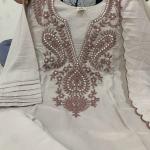 Premium Muslin Cotton 3-Piece Vani Embroidered Kurta Pant Dupatta Set