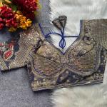 Chandan Cosmos Silk Heavy Embroidered Blouse