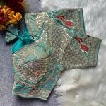 Chandan Cosmos Silk Heavy Embroidered Blouse