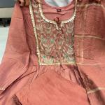 Wedding Special Premium Mul Chanderi Anarkali Kurti Pant Set with Banarasi Dupatta