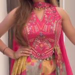 Premium Pure Chinon Handwork Kurti Set with Chiffon Dupatta