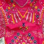 Premium Pure Chinon Handwork Kurti Set with Chiffon Dupatta