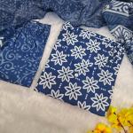 Branded Rayon Slub Printed Kurti Plazzo Set with Chanderi Cotton Dupatta