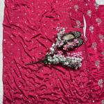 Aarzoo Designer Chinon Long Kurti Set Embroidered Long Top, Pant & Dupatta