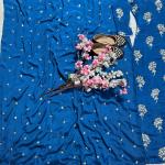 Aarzoo Designer Chinon Long Kurti Set Embroidered Long Top, Pant & Dupatta