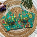 Noodle Strap Crepe Designer Blouse – Back Open Style