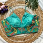 Noodle Strap Crepe Designer Blouse – Back Open Style