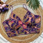 Noodle Strap Crepe Designer Blouse – Back Open Style