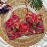 Noodle Strap Crepe Designer Blouse – Back Open Style