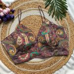 Noodle Strap Crepe Designer Blouse – Back Open Style