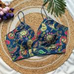 Noodle Strap Crepe Designer Blouse – Back Open Style