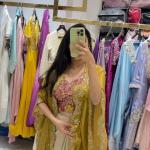 Zayra Designer Dhoti Set with Printed Shrug Modern Fusion Ethnic Outfit – 3 Piece Set