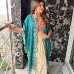 Zayra Designer Dhoti Set with Printed Shrug Modern Fusion Ethnic Outfit – 3 Piece Set