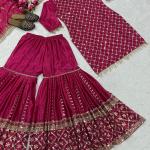 Chinnon Silk Designer Sharara Set