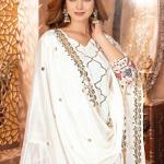 Noor Chinnon Silk Designer Sharara Set  Party Wear Top, Sharara Palazzo & Embroidered Dupatta