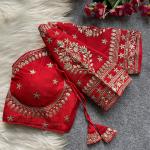 Mumtaz Royal Jodha Style Bridal Blouse – Vichitra Silk Edition