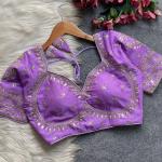 Mumtaz Royal Jodha Style Bridal Blouse – Vichitra Silk Edition