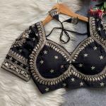 Mumtaz Royal Jodha Style Bridal Blouse – Vichitra Silk Edition