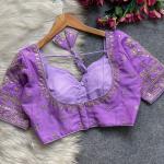 Mumtaz Royal Jodha Style Bridal Blouse – Vichitra Silk Edition