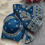 Mumtaz Royal Jodha Style Bridal Blouse – Vichitra Silk Edition