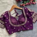 Mumtaz Royal Jodha Style Bridal Blouse – Vichitra Silk Edition